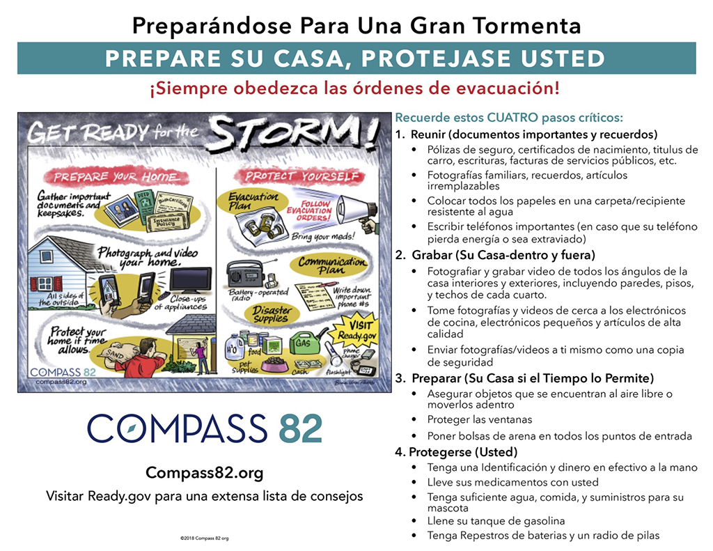 Preparandose Para Una Gran Tormenta - Prepare su Case, Protehase Usted